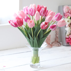 ピンクガーベラとミニローズのリース(直径約27cm) リース sarasa style