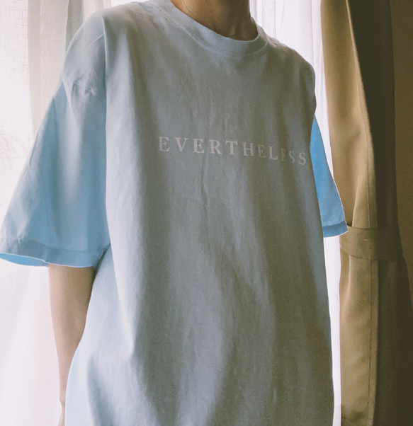 ・ラスト・NEVERTHELESSイラストガーメントダイT XL  シャンブレー 6枚目の画像