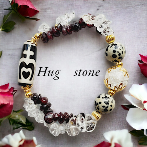 蓮花宝瓶天珠ブレスレット