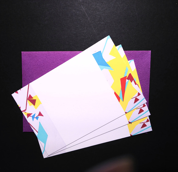 選べるミニメッセージカード　２セット：各デザイン３枚、計６枚 3枚目の画像
