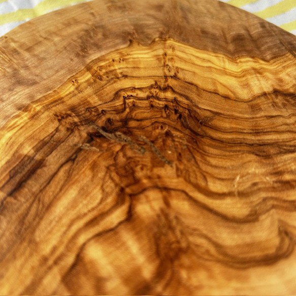 オリーブの木　柔らかい気持ち　持ち手変形やや薄型　約31cm 5枚目の画像