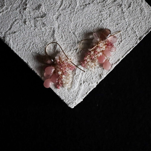 14kgf 〜桜〜 （ピアス・イヤリング） ピアス（フック・チェーン