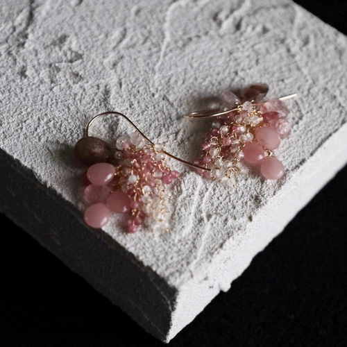 14kgf 〜桜〜 （ピアス・イヤリング） ピアス（フック・チェーン