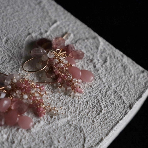 14kgf 〜桜〜 （ピアス・イヤリング） ピアス（フック・チェーン