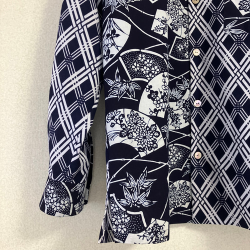 夏本番・涼しい綿浴衣反物★アロハシャツ★売り切り 夏本番・涼しい綿浴衣反物☆アロハシャツ☆売り切り