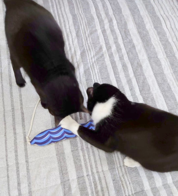 OSAKANAキッカー　北欧柄　kippis  猫のおもちゃ　猫のインテリア 10枚目の画像