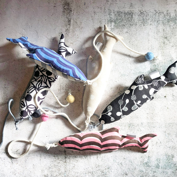 OSAKANAキッカー　北欧柄　kippis  猫のおもちゃ　猫のインテリア 2枚目の画像