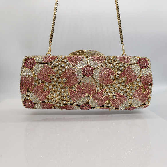 桜祭限定桜バッグ、高級手作クラッチバッグ、宴会用バッグ、小物入れ、和服用バッグ 6枚目の画像