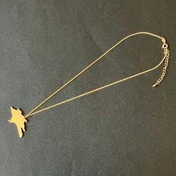 【真鍮】モモンガのネックレス 3枚目の画像