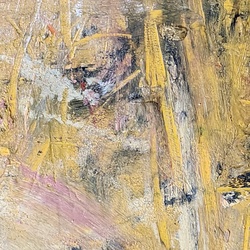 パステル(油絵) オイルパステル画】『新春』花の絵 | Pay ID