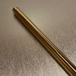 brass hair stick sold long （かんざし）ヘアスティック ヘアフォーク 5枚目の画像