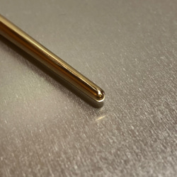 brass hair stick sold long （かんざし）ヘアスティック ヘアフォーク 3枚目の画像