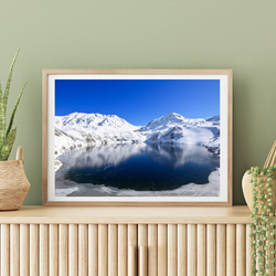 初冬の立山とみくりが池　インテリアアートポスター　066 3枚目の画像