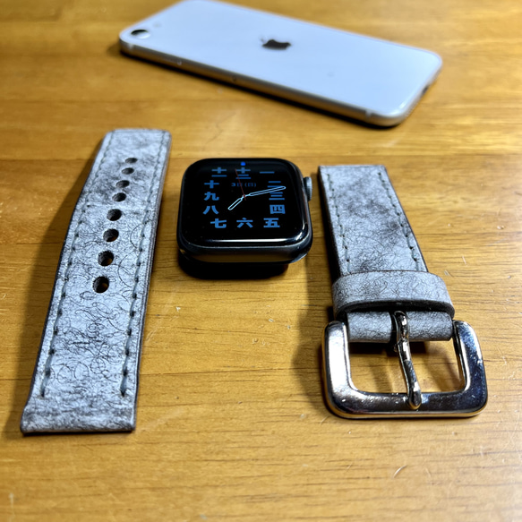 【apple Watch】 レザーバンド マルゴーフォグモデル【アップルウォッチ】レザーベルト 5枚目の画像