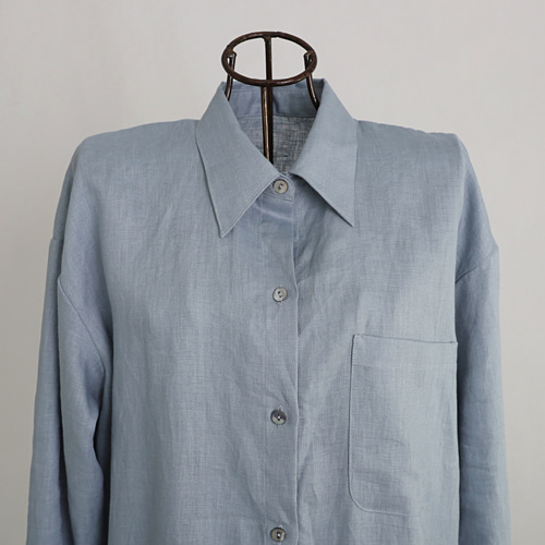 【BRILL】新品/未使用　リネンオーバーシャツ Brilla per il gusto（ブリッラ ペル イル グスト）リネン ソリッド