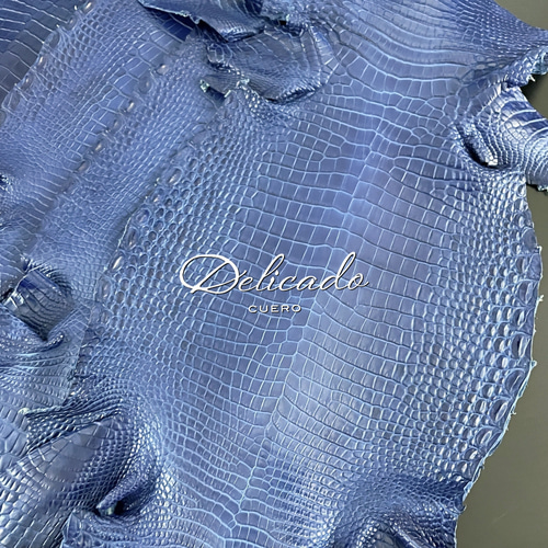 藍染 クロコダイル 無双 マネークリップ 藍 マネークリップ CUERO