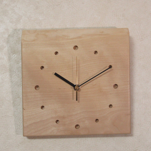 広葉樹の女王《樺》 木製時計1（掛け時計） 5枚目の画像