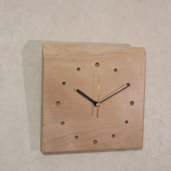 広葉樹の女王《樺》 木製時計1（掛け時計） 3枚目の画像