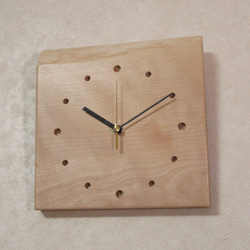広葉樹の女王《樺》 木製時計1（掛け時計） 6枚目の画像