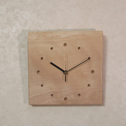 広葉樹の女王《樺》 木製時計1（掛け時計） 1枚目の画像