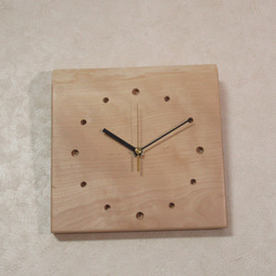 広葉樹の女王《樺》 木製時計1（掛け時計） 4枚目の画像
