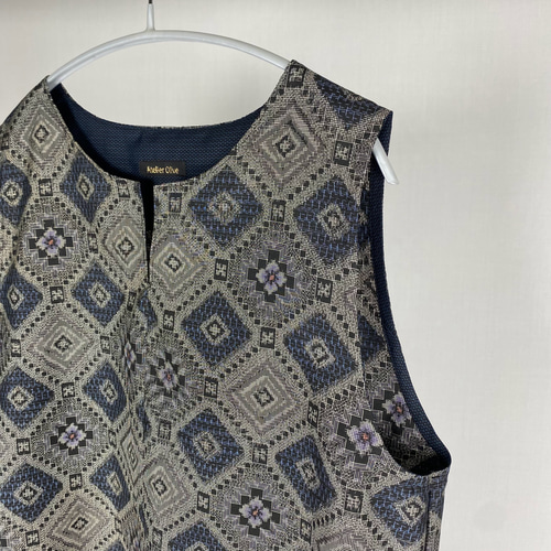 ☆訳あり10％off☆着物リメイク 大島紬 ジャンパースカート ワンピース