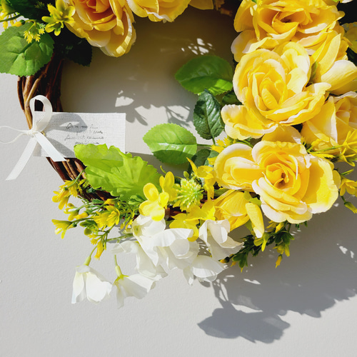 フラワー・リース jasmine ジャスミンカラーリース ナチュラルリース オールシーズン 春夏