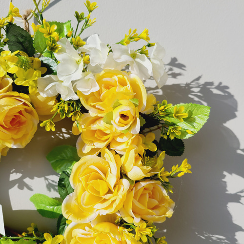 フラワー・リース jasmine ジャスミンカラーリース ナチュラルリース オールシーズン 春夏