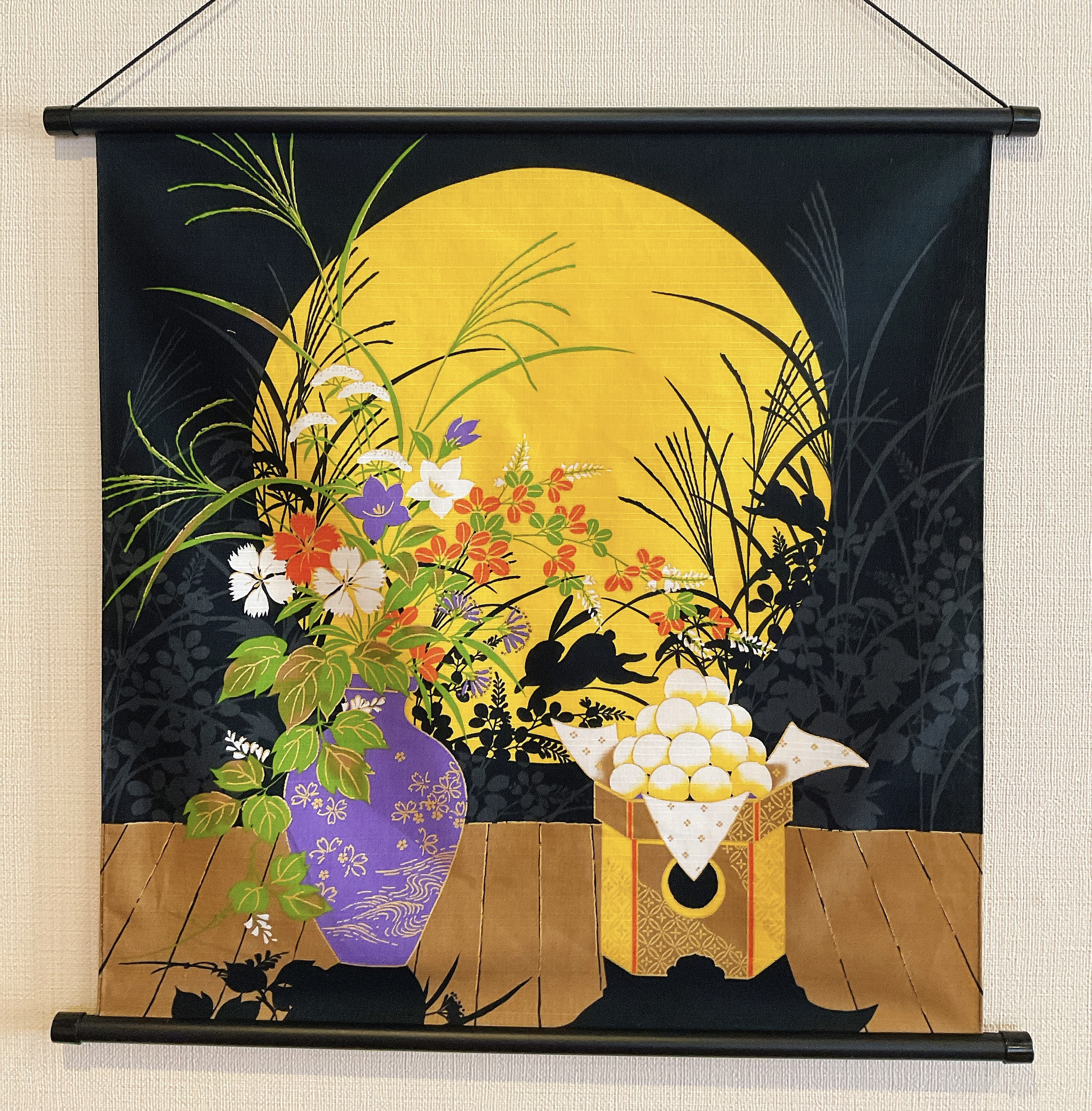 【ラブリー様】お正月飾りの押絵タペストリー⑤ 壁掛け