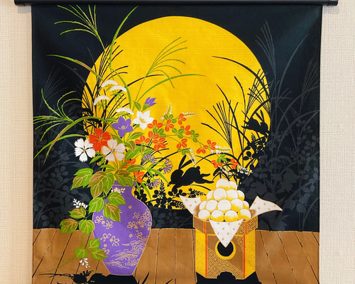 【ラブリー様】お正月飾りの押絵タペストリー⑤  壁掛け ラブリー様】お正月飾りの押絵タペストリー⑤ 壁掛け - メルカリ