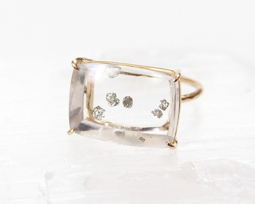 s様 パイライト リング 11号 パイライトインクォーツのリング／Pyrite In-Quartz Ring | stoneage