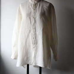 Linen relaxed shirts 1枚目の画像