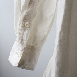 Linen relaxed shirts 10枚目の画像