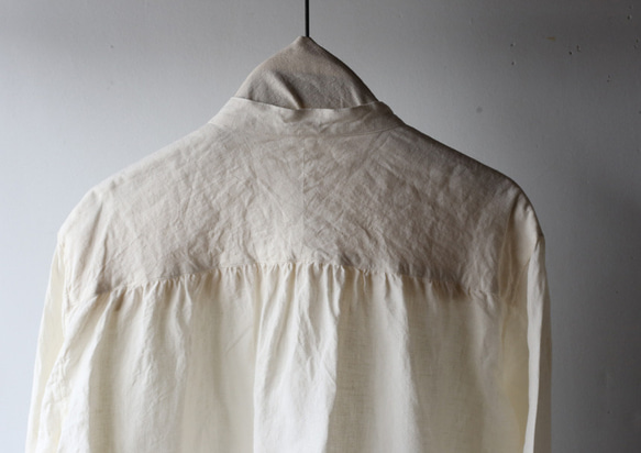 Linen relaxed shirts 9枚目の画像