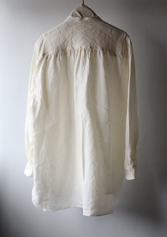 Linen relaxed shirts 8枚目の画像