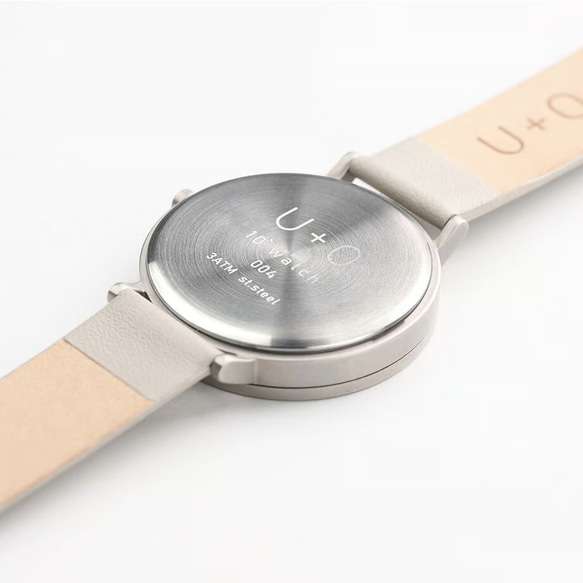 未来の時間をデザインする腕時計（10 watch 004 SILVER × black）【送料無料】 3枚目の画像