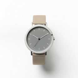 未来の時間をデザインする腕時計（10 watch 004 SILVER × black）【送料無料】 1枚目の画像