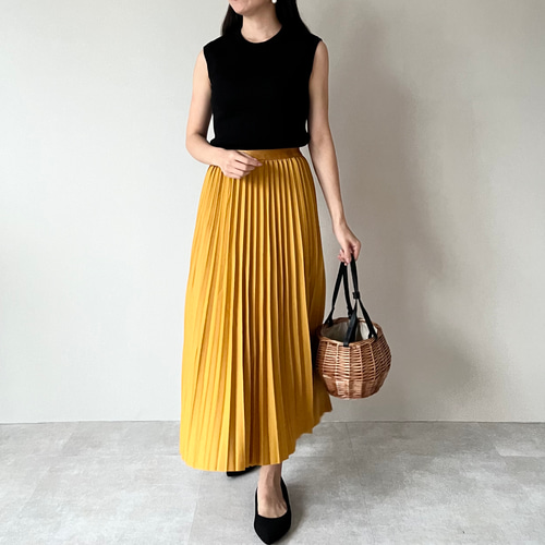 新作送0】大人の春おしゃれ イチオシ極上プリーツスカート 高見えツヤ