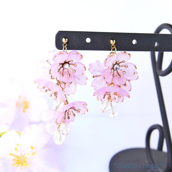 桜の耳飾り 1枚目の画像