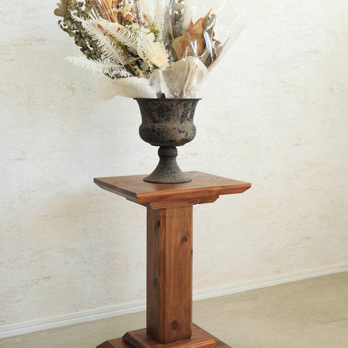 ビンテージ　サイドテーブル　フラワースタンド　花台　スツール　剥離 ビンテージ サイドテーブル フラワースタンド 花台 スツール 剥離