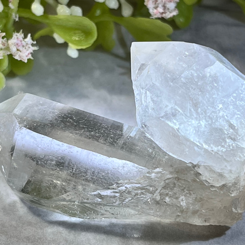 ヒマラヤ産✨ 親子水晶 虹入り マニカラン産 ピンク水晶 原石