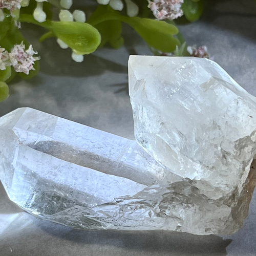 ヒマラヤ産✨ 親子水晶 虹入り マニカラン産 ピンク水晶 原石