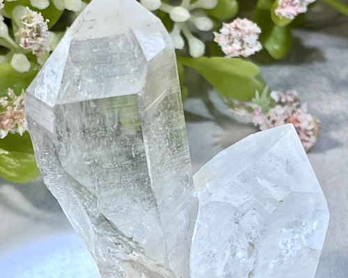 ヒマラヤ産✨ 親子水晶 虹入り マニカラン産 ピンク水晶 原石