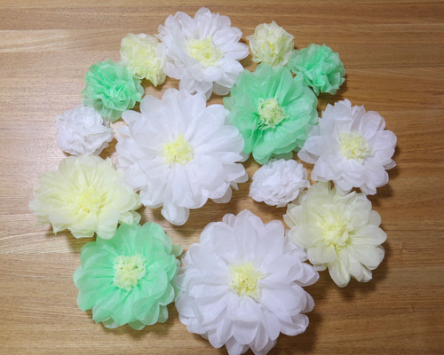 ペーパーフラワー14個セット キット ROI fiower 通販 17372012｜Creema