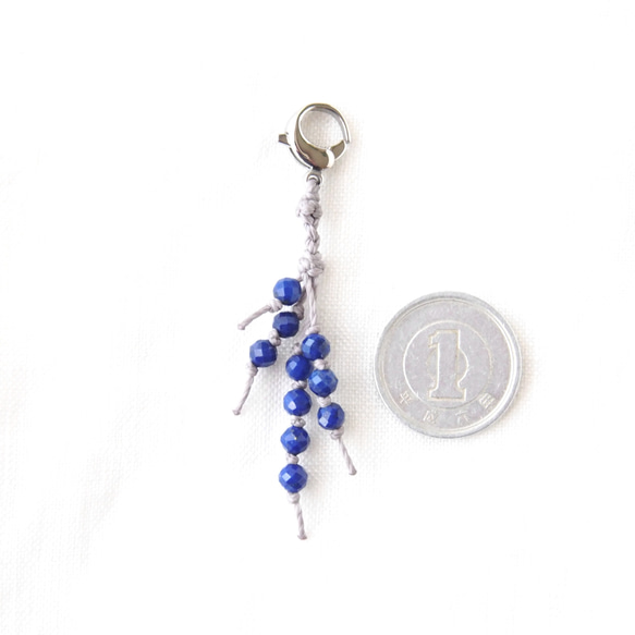 Hanging Zipper Charm（ラピスラズリ） 5枚目の画像