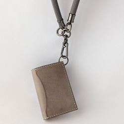 本革　三つ折りミニ財布　ロロマレザー 6枚目の画像