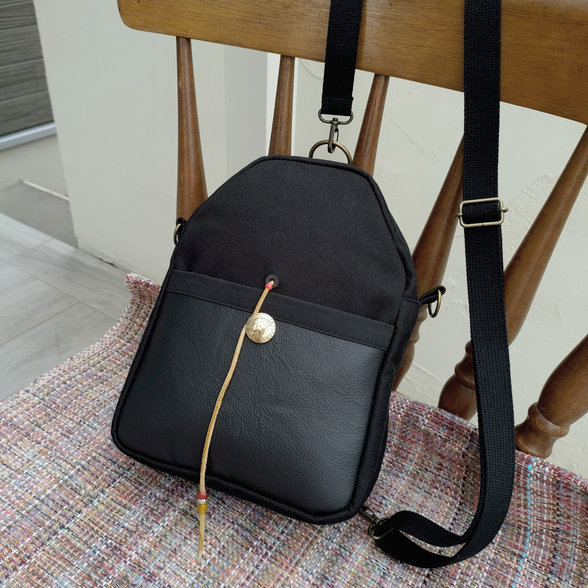 【美品】MEANING ショルダーバッグ ボディバッグ 【美品】MEANING ボディバッグ ショルダーバッグ