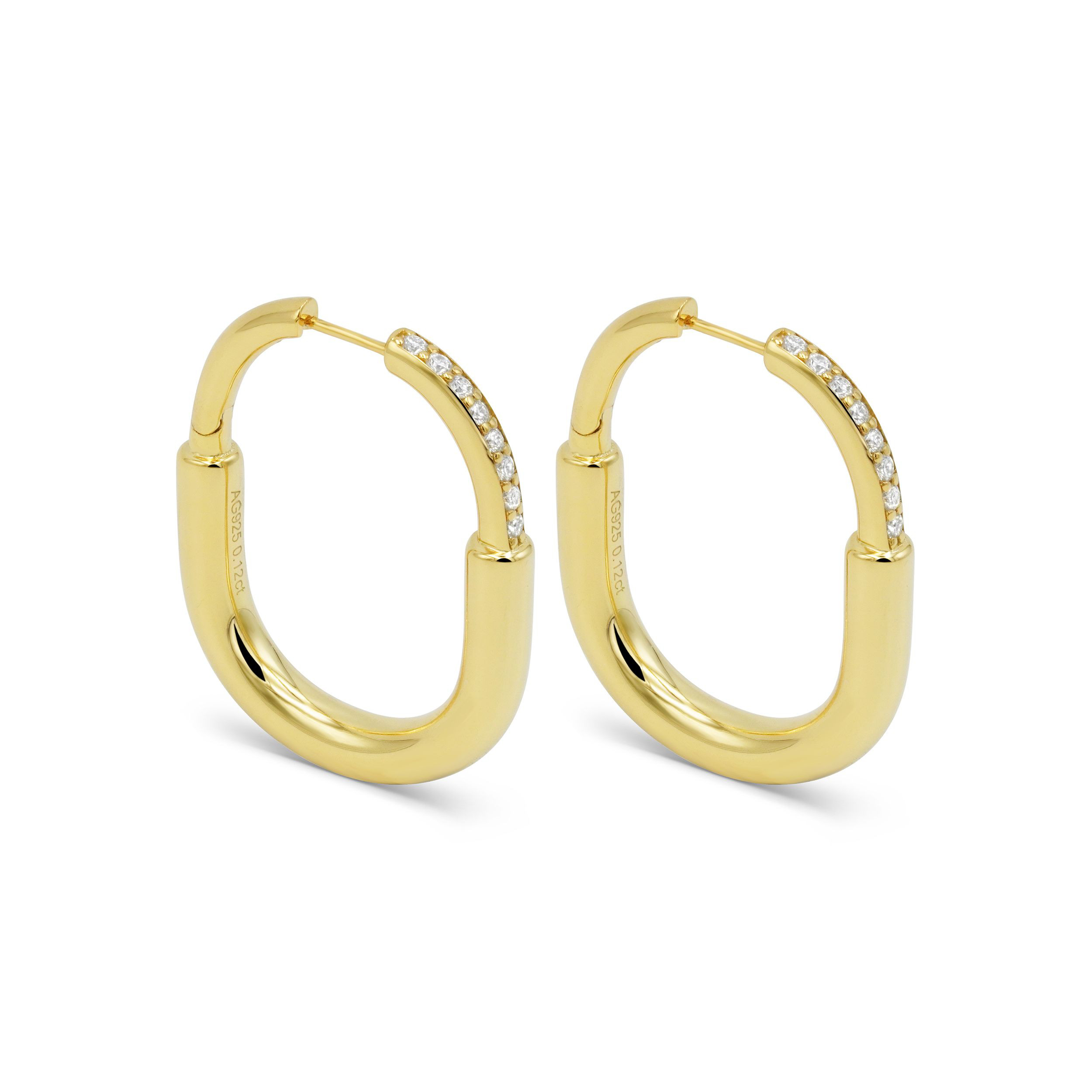 シャインフープピアス E240218（4週間発送）