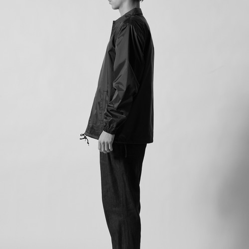 コーチジャケット【カーキ】 刺繍ワッペン WEDNESDAY GYM HOOPS JUMP