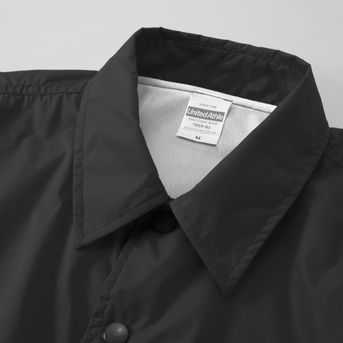 コーチジャケット【カーキ】 刺繍ワッペン WEDNESDAY GYM HOOPS JUMP